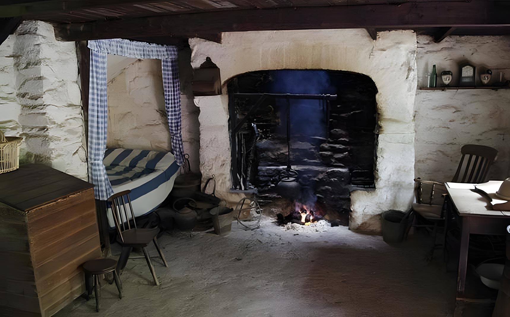 Typical one-room cottage