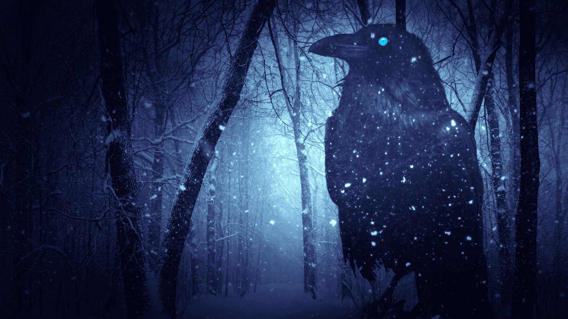 Snowy outdoor market with Viking-themed stalls